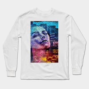 Street Art Graffiti Digbeth Birmingham UK Long Sleeve T-Shirt